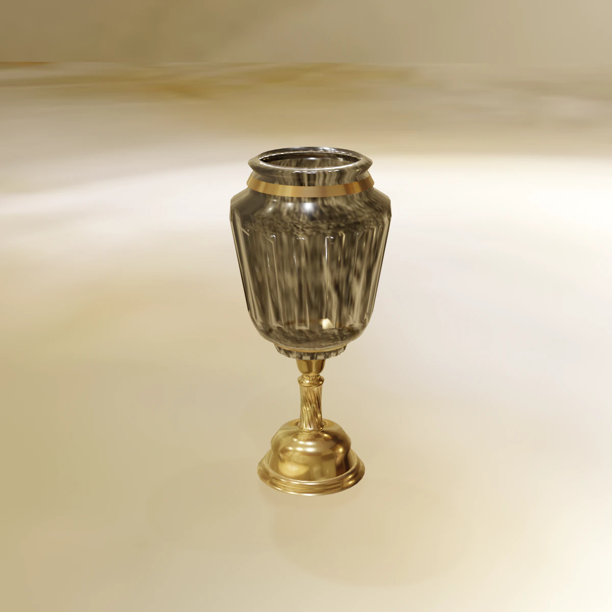 candle holder with glob 3D Model .c4d .max .obj .3ds .fbx .stl .blend 