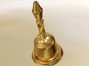 hand bell Modello 3D
