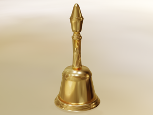 hand bell Modello 3D