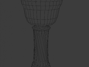 weathered floral pedestal 3Dモデル