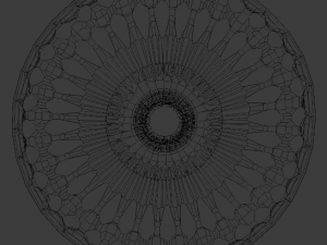 weathered bird bath 3D 모델
