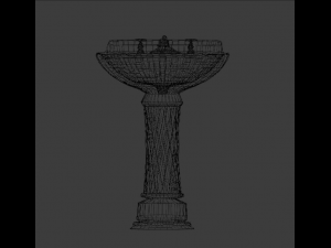 pedestal sink 3D मॉडल