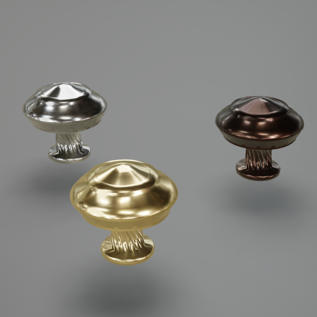 cabinet door pull Modello 3D .c4d .max .obj .3ds .fbx .stl .blend 