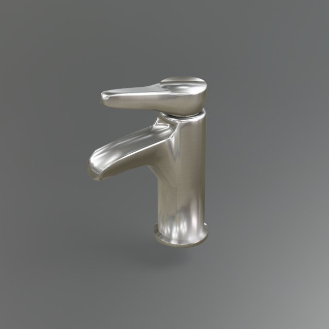 waterfall faucet chrome 3D Модель .c4d .max .obj .3ds .fbx .stl .blend 
