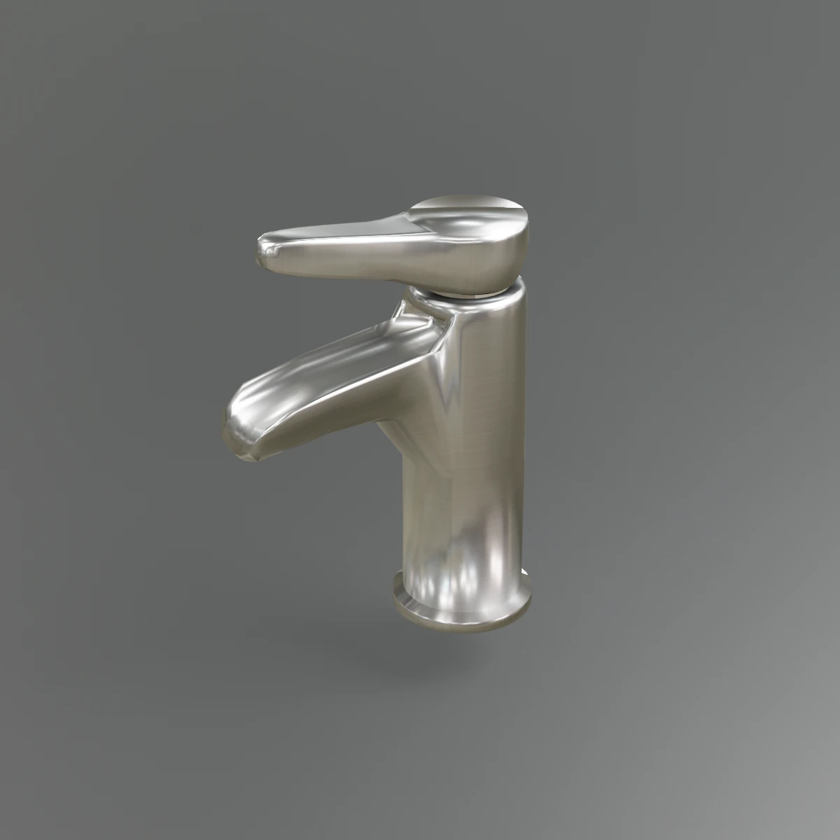 waterfall faucet chrome 3D Model .c4d .max .obj .3ds .fbx .stl .blend 