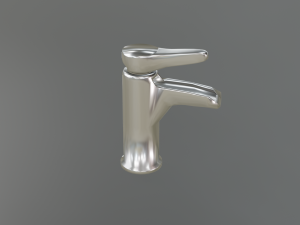 waterfall faucet chrome 3D Модель