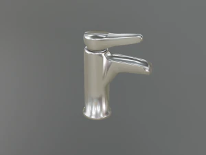 waterfall faucet chrome 3D Model