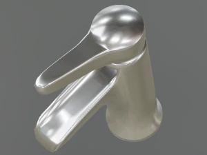 waterfall faucet chrome 3D Model