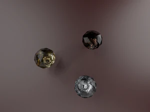 glass cabinet pulls 3D Model