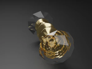 glass door handle 3D Model