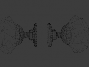 glass door handle 3D Model