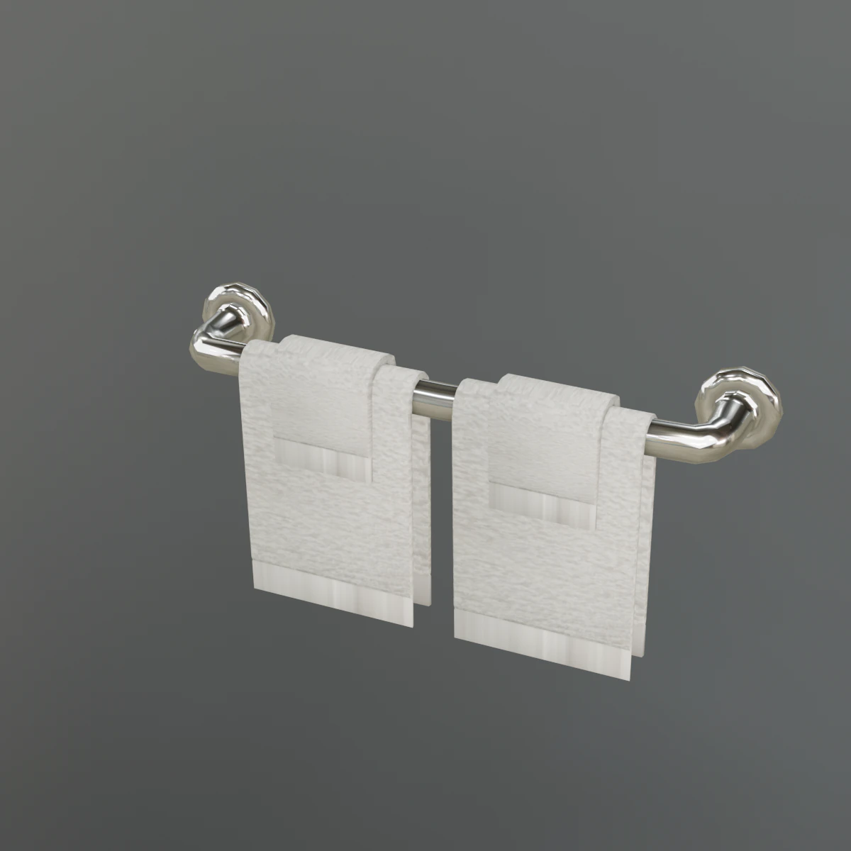 towel bar 3D Model .c4d .max .obj .3ds .fbx .stl .blend 