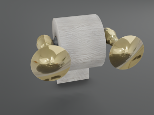 toilet paper holder Model 3D