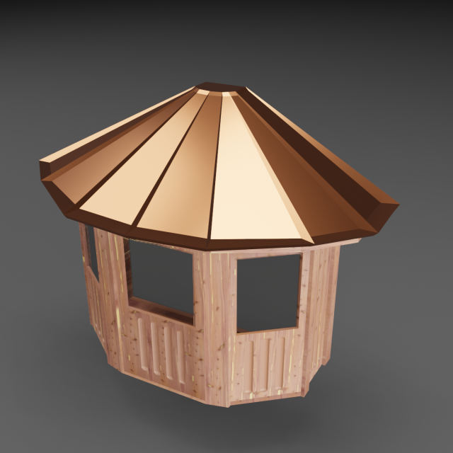 bay window 3D Model .c4d .max .obj .3ds .fbx .stl .blend 