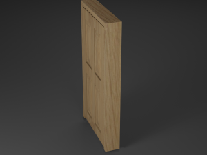 oak door 3D Model