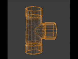 dwv tee 3D मॉडल