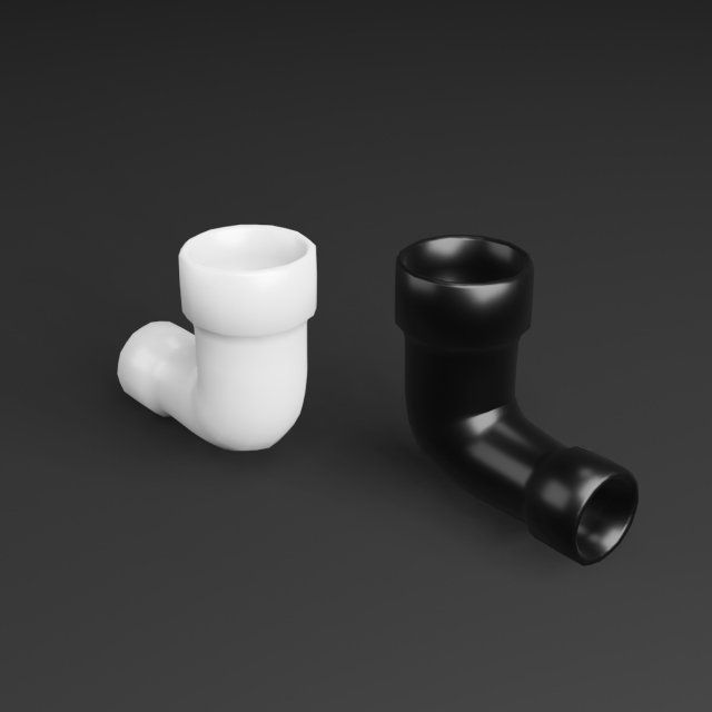 dwv closet bend Model 3D .c4d .max .obj .3ds .fbx .stl .blend 