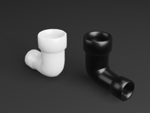 dwv closet bend 3Dモデル