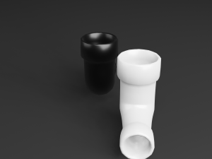 dwv closet bend Model 3D