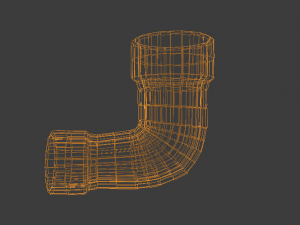 dwv closet bend Model 3D