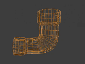 dwv closet bend 3D Model