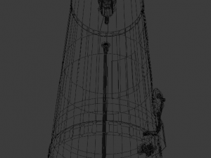 hot water tank gas 3D Model