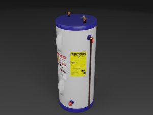 hot water tank electric 3D Model