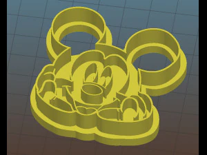 mickey cookie new model 3D Print Model