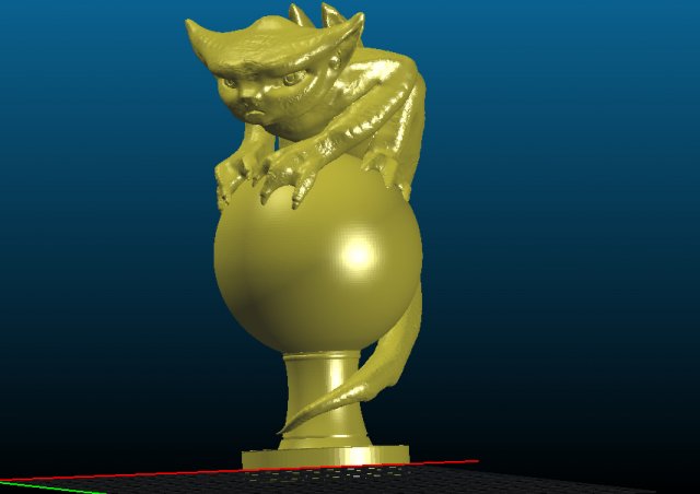 gargola sculpture -ref oscar cast stone Modelo de impresión 3D .c4d .max .obj .3ds .fbx .stl .blend