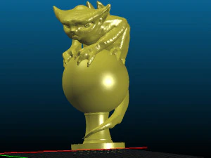 rzeźba Gargoli -ref Oscar odlany z kamienia Model do druku 3D