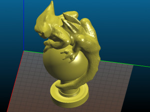 gargola sculpture -ref oscar cast stone 3D Принт Модель