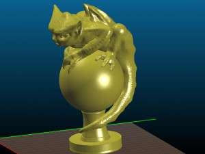 gargola sculpture -ref oscar cast stone 3D Принт Модель