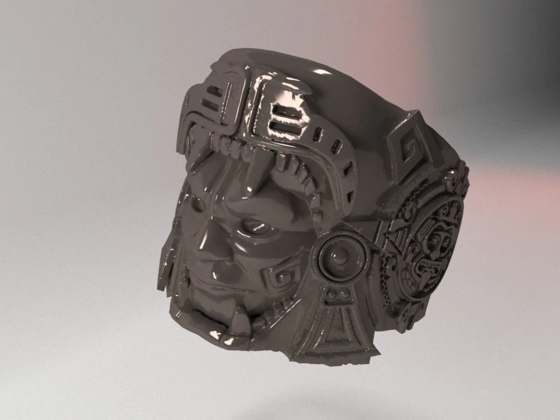 aztec zodiac ring 3D Model .c4d .max .obj .3ds .fbx .stl .blend 