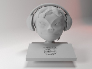 nooble - gorillaz Model do druku 3D