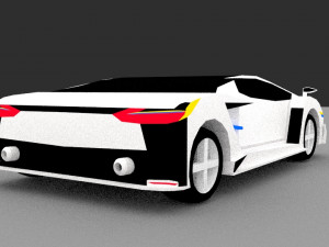 supercar desnom concept 3D Model