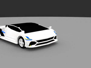supercar desnom concept 3D Model