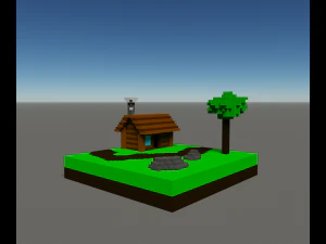 лісовий будинок 3D Модель