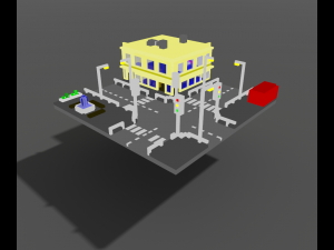 town 3D 모델