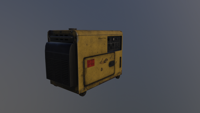 generator 3D Model .c4d .max .obj .3ds .fbx .stl .blend 