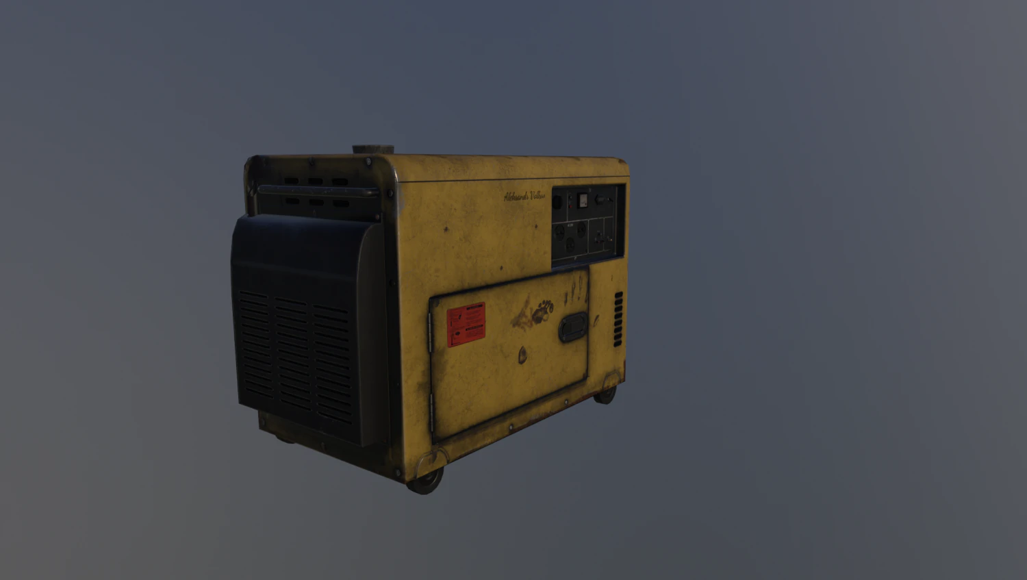 generator 3D Model .c4d .max .obj .3ds .fbx .stl .blend