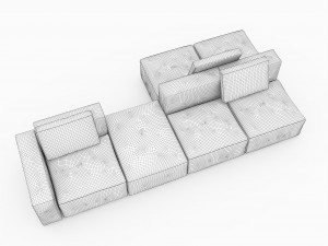 sofa Modelo 3D