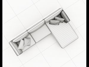 sofa Modelo 3D