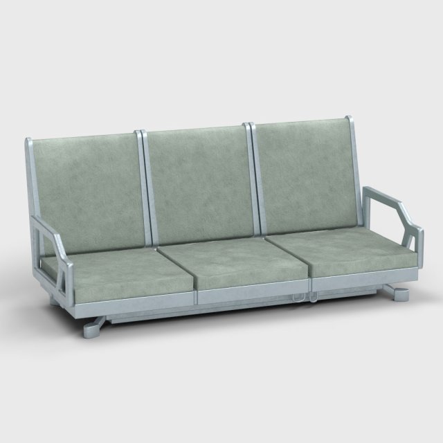 scifi institute couch 3D मॉडल .c4d .max .obj .3ds .fbx .stl .blend 
