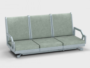 scifi institute couch 3Dモデル