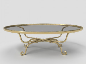 decorative wrought iron coffee table 3Dモデル