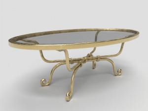 decorative wrought iron coffee table 3Dモデル