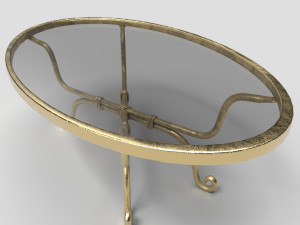 decorative wrought iron coffee table 3Dモデル