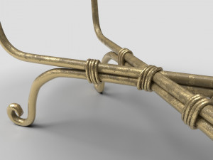 decorative wrought iron coffee table 3Dモデル