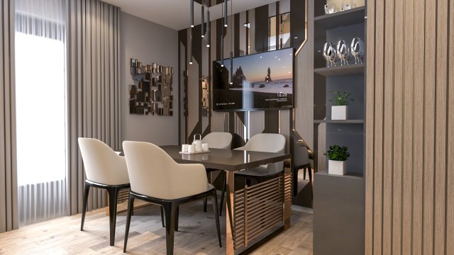 modern kitchen design 3D 모델 .c4d .max .obj .3ds .fbx .stl .blend 