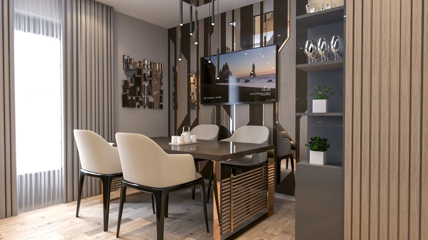 modern kitchen design 3D Model .c4d .max .obj .3ds .fbx .stl .blend 